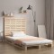 Gossi tablie de pat pentru perete, 141x3x91,5 cm, lemn masiv de pin