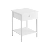 Cumpara ieftin Noptiera Vasagle Alb 40x40x55 cm