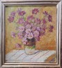 Nicu ENEA (1897-1960)-Flori (Mărăriţe), pictură &icirc;n ulei, Impresionism
