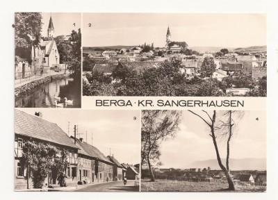 SG1 - Carte Postala - Germania DDR - Berga, Kr. Sangerhausen, Circulata 1981 foto