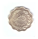 Moneda Paraguay 25 centimos 1953, stare foarte buna, curata
