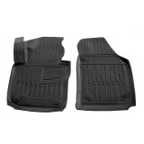 Cumpara ieftin Set covorase auto cauciuc TPE Umbrella pentru VW Caddy III (2K) 2003-2020, Fata, Negru, Cod 106024