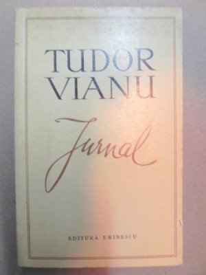 JURNAL-TUDOR VIANU 1970 foto