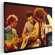 Tablou afis Queen trupa rock 2325 Tablou canvas pe panza CU RAMA 60x90 cm