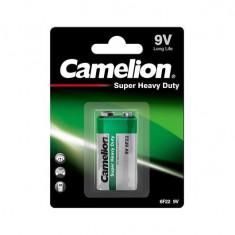 Baterie Camelion Super Heavy Duty 9V 6F22 6LR61 zinc carbon set 1 buc.