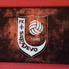Magnet (frigider) fotbal - FK SARAJEVO (Bosnia&Herzegovina)