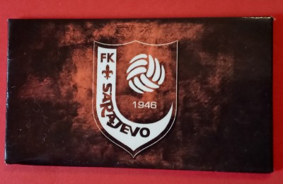 Magnet (frigider) fotbal - FK SARAJEVO (Bosnia&amp;amp;Herzegovina) foto