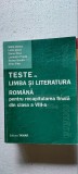 TESTE DE LIMBA SI LITERATURA ROMANA PENTRU RECAPITULAREA FINALA CLASA A VIII A