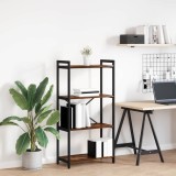 VidaXL Bibliotecă Stejar afumat 60 x 30 x 118 cm Lemn compozit