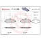Placute frana Citroen Jumpy 2 (Vf7) 01.07-03.16-; Fiat Scudo Box (270 272) 01.07-03.16; Peugeot Expert 01.07-, Partner (5 G) 03.97-07.08; Toyota Proa