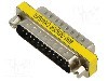 Adaptor din ambele par&amp;#355;i, D-Sub 25pin tata, CONNFLY - DS1082-02-25P8LNCC