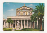FA33-Carte Postala-ITALIA - Roma, Basilica di S. Paolo, circulata