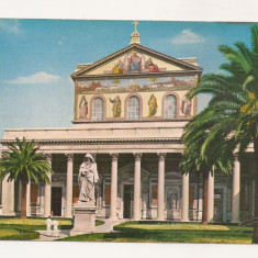 FA33-Carte Postala-ITALIA - Roma, Basilica di S. Paolo, circulata