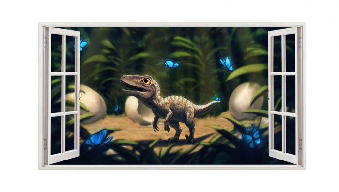 Sticker decorativ cu Dinozauri, 85 cm, 4326ST
