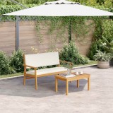 Cumpara ieftin Set de canapele pentru grădină 2 pcs Maro Lemn masiv de acacia
