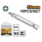 Set Biti PZ3 Lungi 10buc INGCO SDB11PZ323