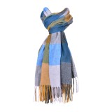 Fular casmir P unisex 9 , Dacali, bleu/gri