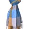 Fular casmir P unisex 9 , Dacali, bleu/gri