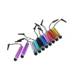 Set 10 bucati stilou pentru telefoane mini stylus cu soft tip-top si mufa de 3,5 mm, Oem