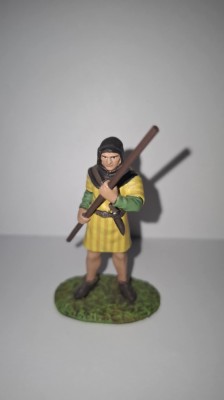 Luptator medieval din plumb - Britanic 1:32 foto