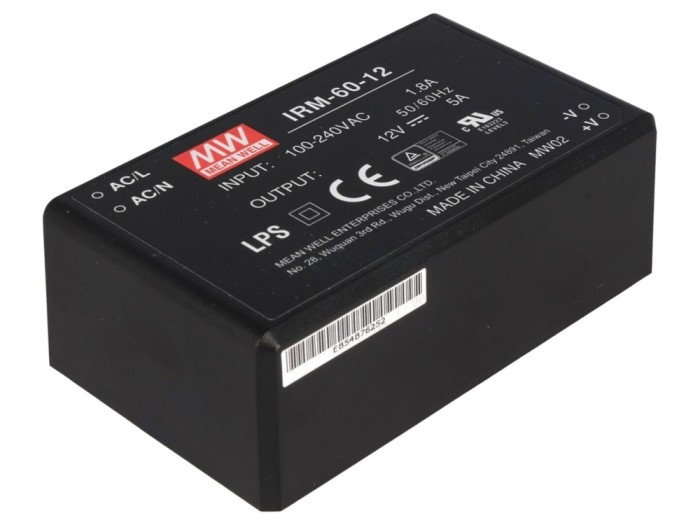 Convertor AC/DC 60W 12V 5A