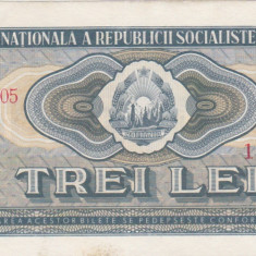 ROMANIA RSR 3 lei 1966 aXF