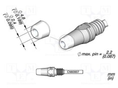 V&acirc;rf ciocan dezlipit JBC TOOLS 4,8x2,4mm