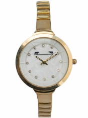 Ceas Dama Matteo Ferari Gold White Elegant XI foto
