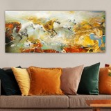 Cumpara ieftin Tablou Cascade Sky Multicolor 50x120 cm