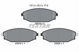 Set placute frana TEXTAR 2351801