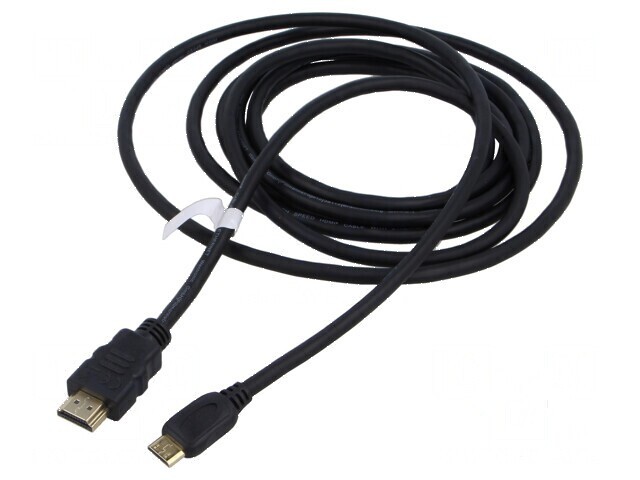 Cablu HDMI 2.0 HDCP 2.2, 5m, mini HDMI mufă, PVC