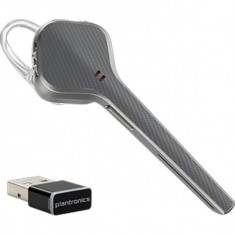 Casca Bluetooth Plantronics Voyager 3200 UC, Multipoit, Adaptor USB, Carcasa de incarcare - PLB00107 foto
