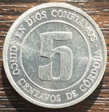 (M2312) MONEDA NICARAGUA - 5 CENTAVOS 1974, FAO, KM#28