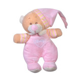 Ursulet de plus roz, pentru bebelusi, 18 cm