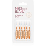 MEDIBLANC Interdental Pick-brush perie interdentara 0,7 mm Yellow 6 buc