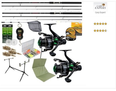 SET pescuit Accesorii pescuit &amp;gt; Nada si momeli CARP EXPERT SMART cu 2 lansete foto