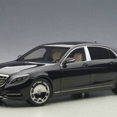 Macheta auto Mercedes-Benz Maybach S-Klasse (S600) SWB (2015) negru, 1:18