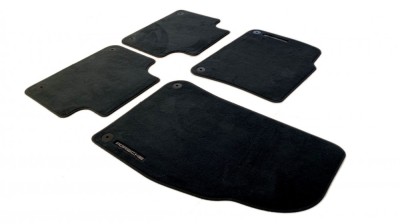 NEW ORIGINAL VELOUR FLOOR MATS SET OF 4X PIECES PORSCHE CAYENNE 9Y1863011 0S5 foto