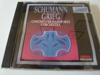 Conceri pr pianoforte - Schumann, Grieg, cd foto