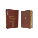 Nkjv, Thompson Chain-Reference Bible, Large Print, Leathersoft, Brown, Red Letter, Thumb Indexed, Comfort Print