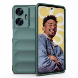 Husa antisoc pentru oneplus nord ce4, margini striate, magic shield, protectie completa, green