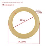 Cumpara ieftin Membrana de schimb pentru Piston cap compresor fara ulei 1500W Yellow 74.5x56x1mm CH171
