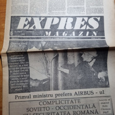 ziarul expres magazin 31 august-6 septembrie 1990-sorin cartu,mircea luceascu