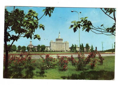 BUCURESTI VEDERE SPRE CASA SCINTEII SCANTEII RPR foto