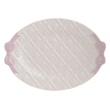 Cumpara ieftin Platou White Pink ceramica 29 x 21 cm, Inart