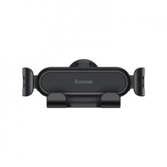 SUPORT AUTO Baseus Stable Gravitational, pt. SmartPhone, fixare grilaj ventilatie, negru &amp;quot;SUWX010001&amp;quot; - 6932172616830 foto