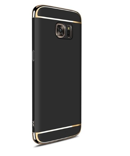 Husa pentru Samsung Galaxy J7 2017, MyStyle Elegance Luxury 3in1 Black