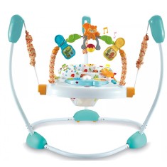 Saritor pentru copii cu Centru de Activitati WePro Store, Baby Jumper, Ajustabil pe Inaltime, Scaun Rotativ 360, Sunete, Lumini si Accesorii atractive