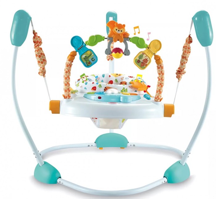 Saritor pentru copii cu Centru de Activitati WePro Store, Baby Jumper, Ajustabil pe Inaltime, Scaun Rotativ 360, Sunete, Lumini si Accesorii atractive