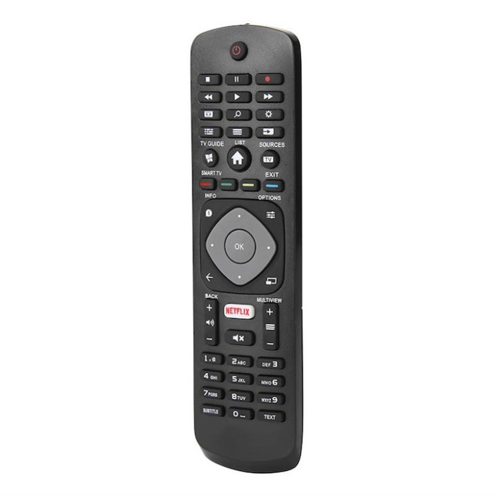 Telecomanda universala Philips TV, Interlook, Plastic, 62 g, Negru